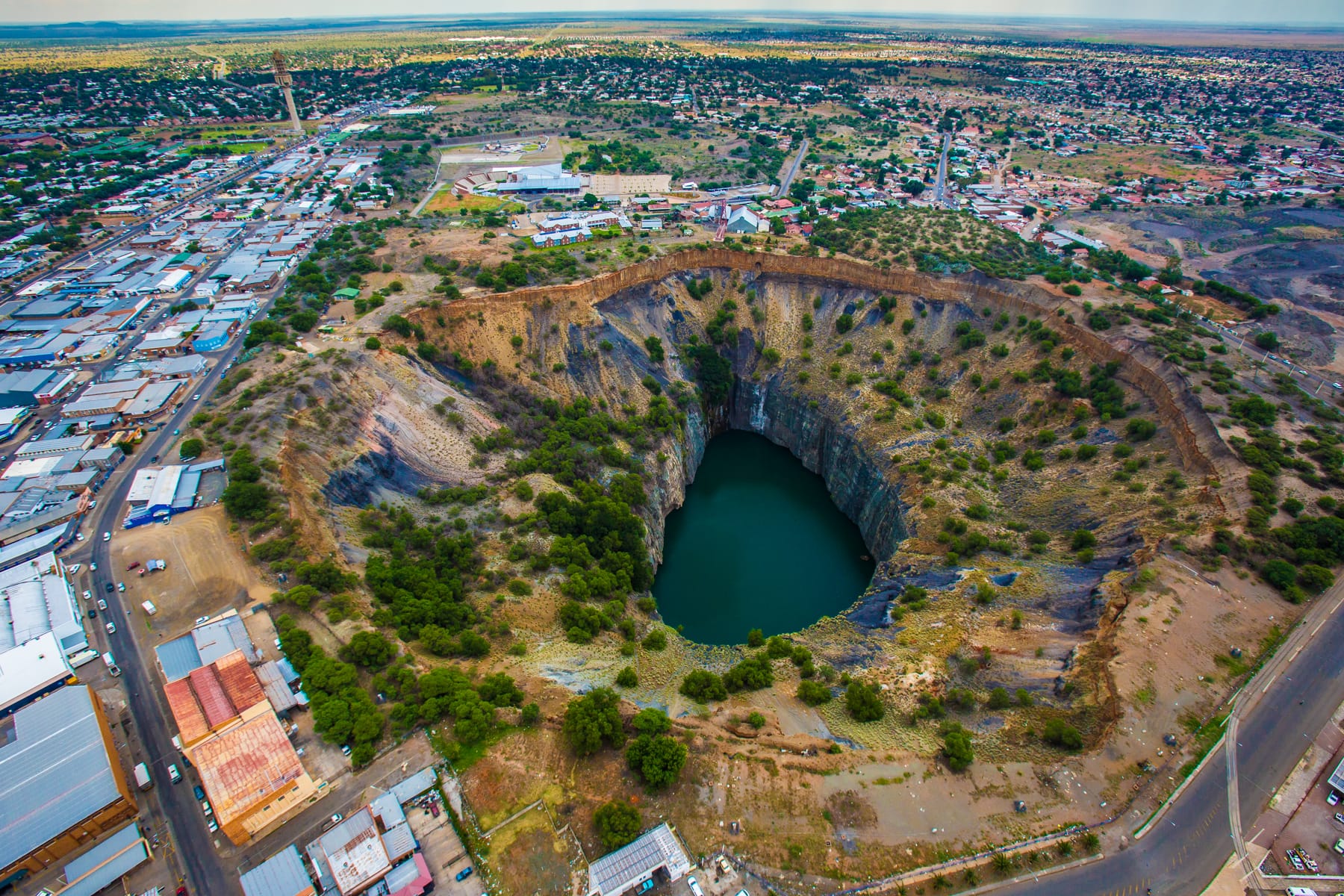 diamant, big hole, Kimberley mine
