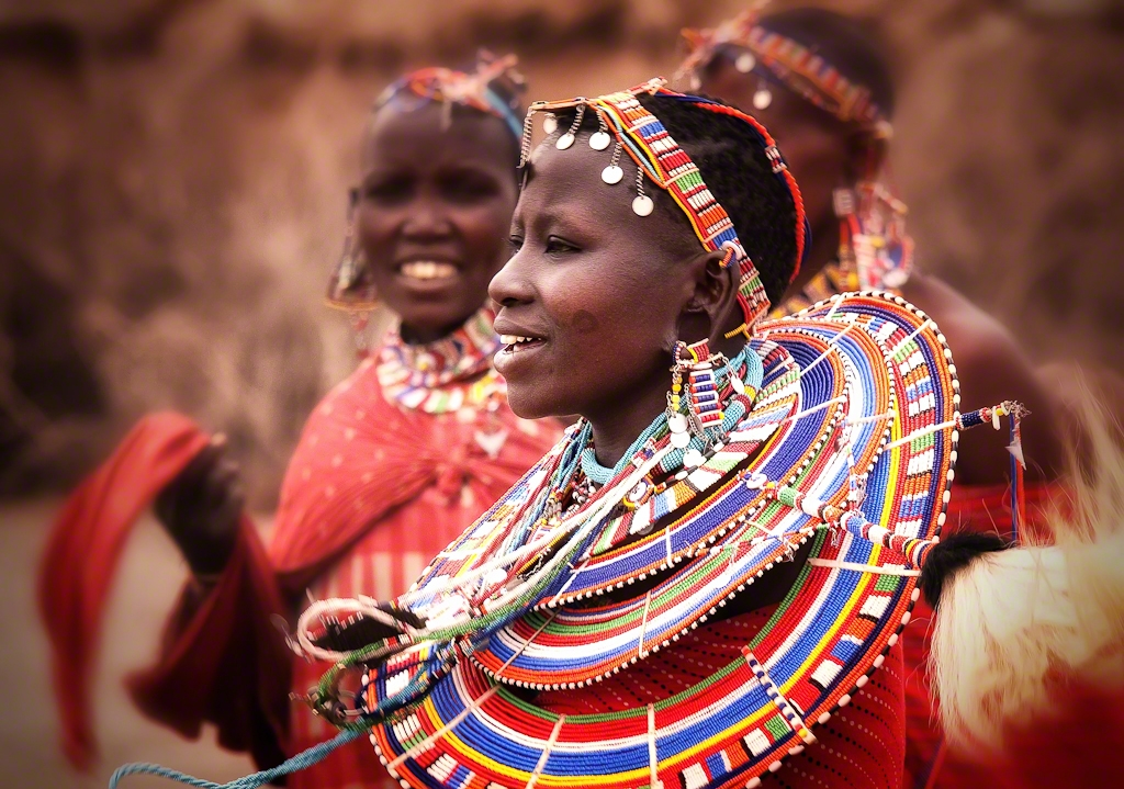 A Masai Woman in Amboselli, Kenya