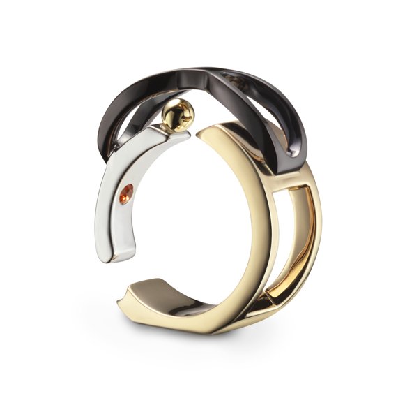 Bague Chillida 3quart pierre