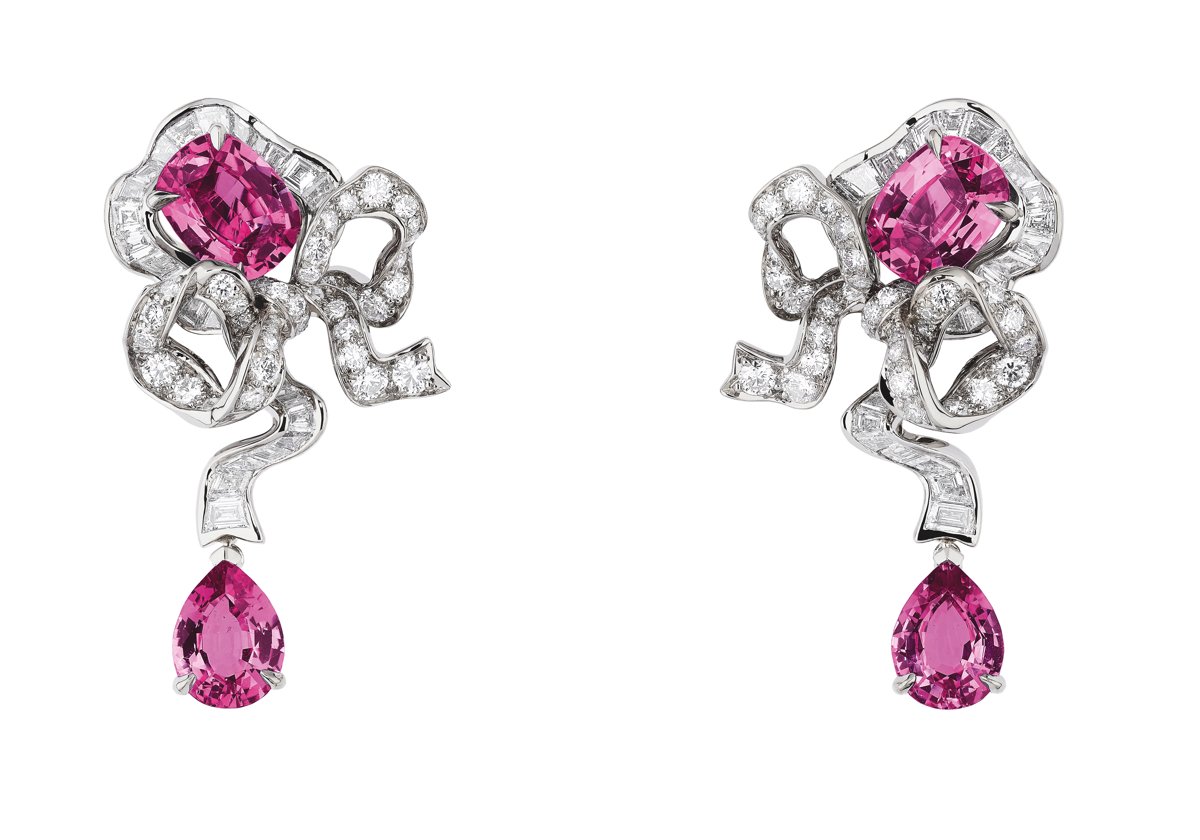 FONTANGE SAPHIR ROSE EARRINGS