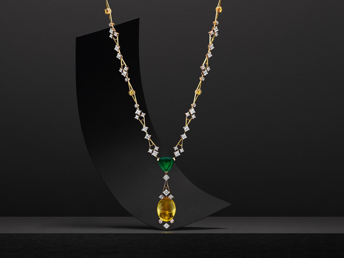 Collier Délhéa Jaune H HD