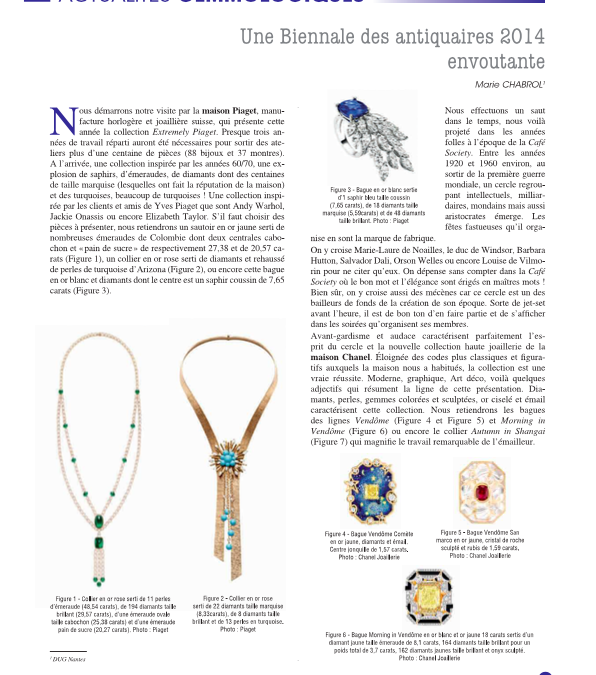[FR] Une biennale des antiquaires 2014 envoutante