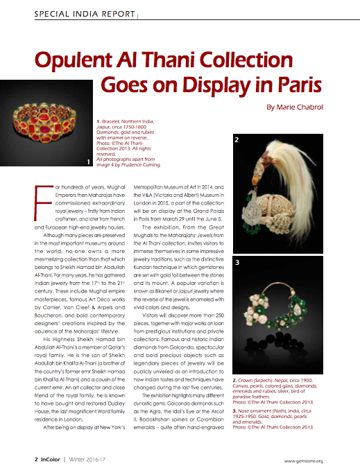 [EN] Opulant Al Thani collection goes in display in Paris