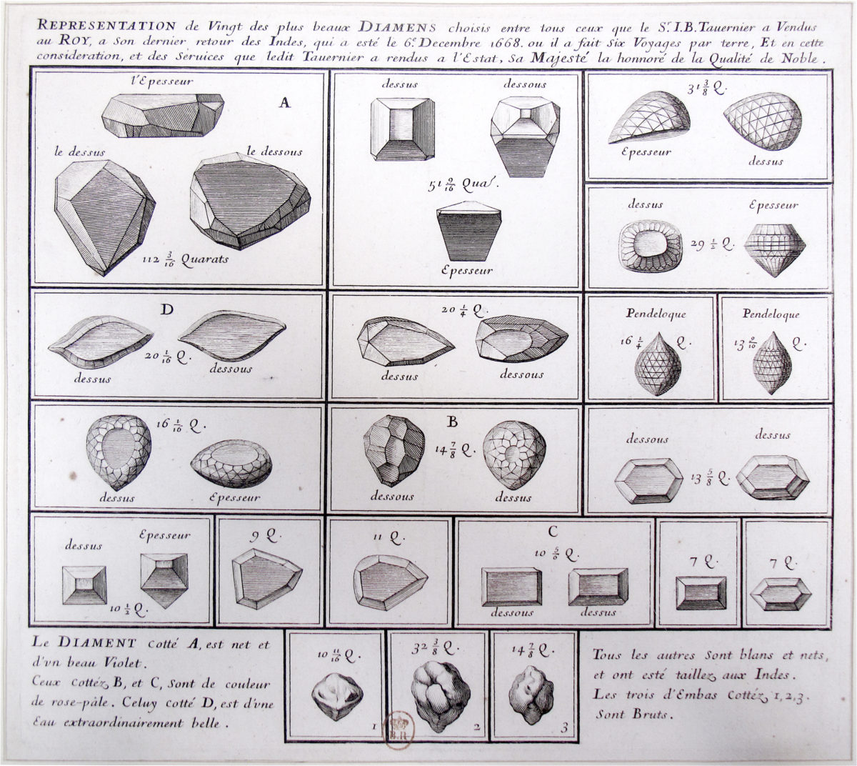 diamants louis XIV abraham bosse