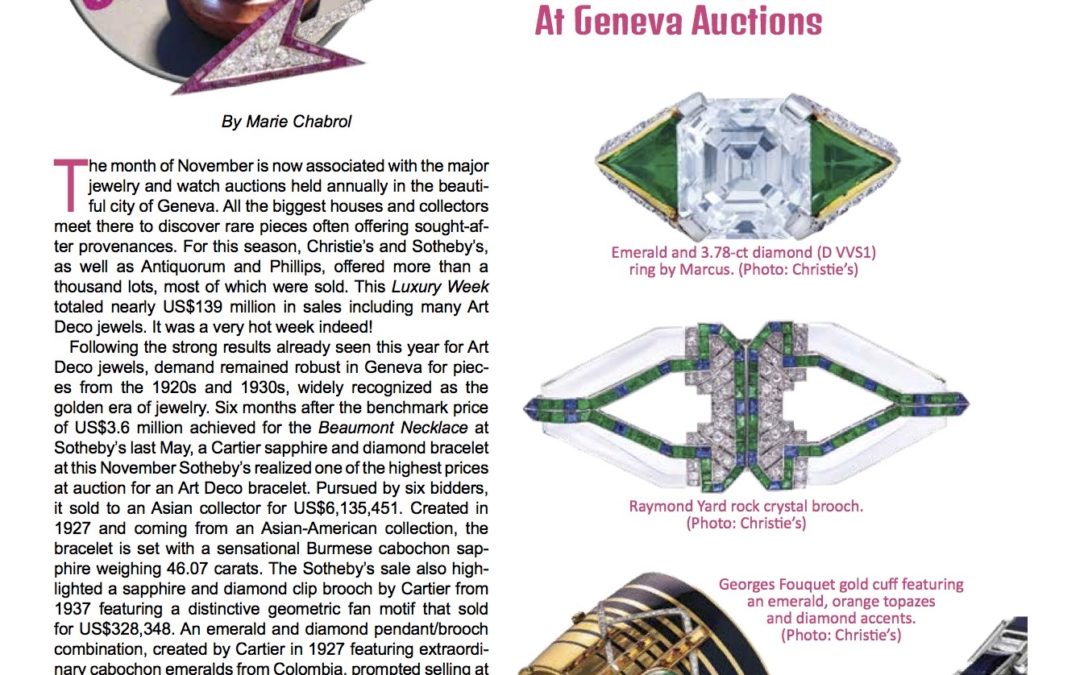 [EN] Art deco jewelry dazzles at Geneva auctions