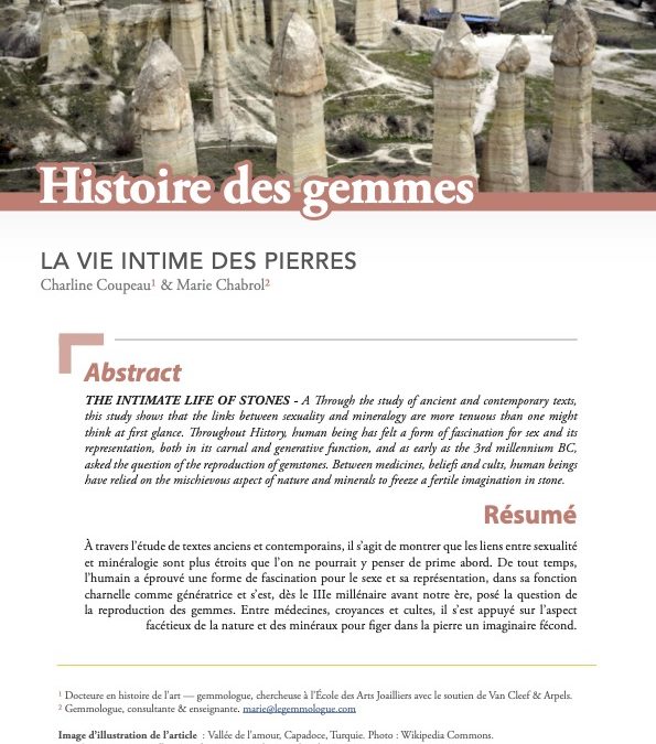 [FR] The private life of stones